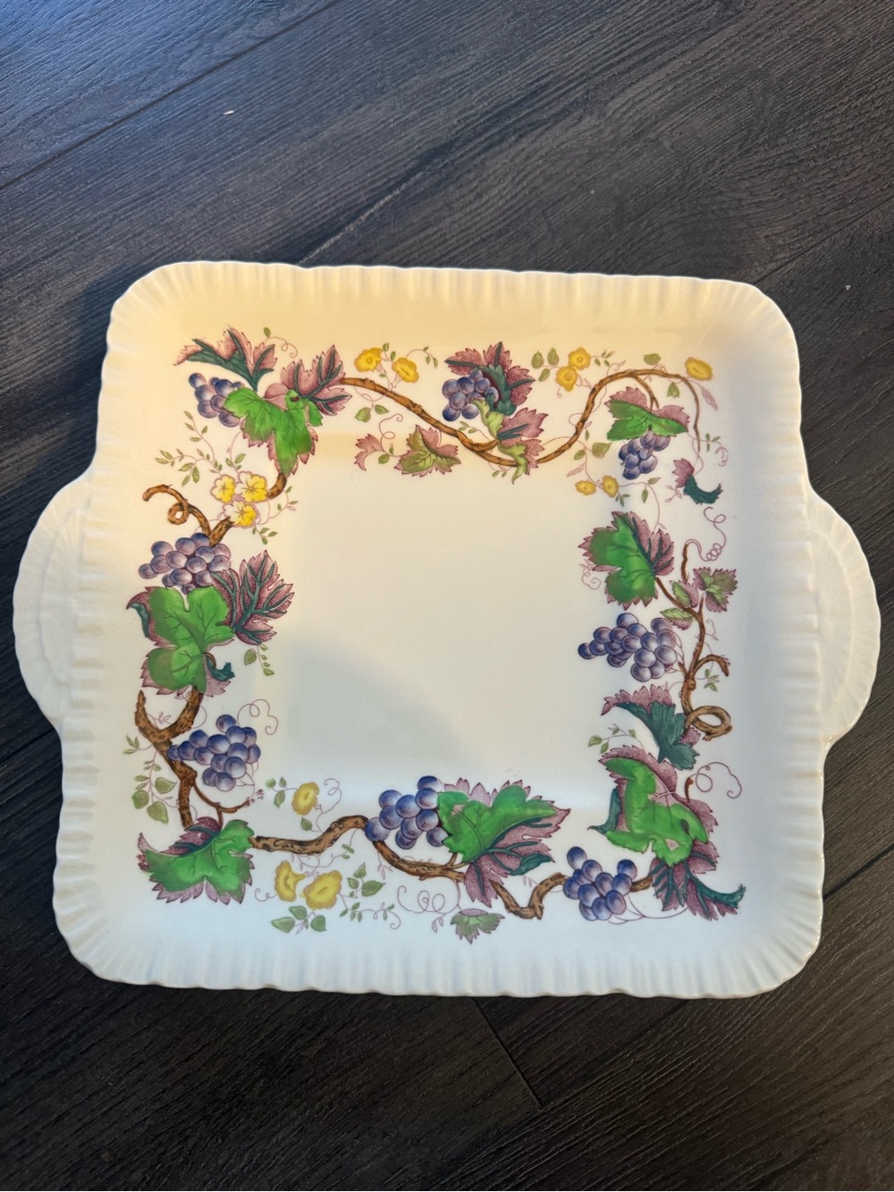Vintage Wedgwood Jefferson Vine Etruria & Barlaston Square Serving Plate TK463